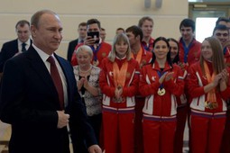 Владимир Путин поблагодарил студенческую сборную России
