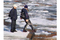 Школьник на Камчатке спас пятерых человек, провалившихся в нартах под лед